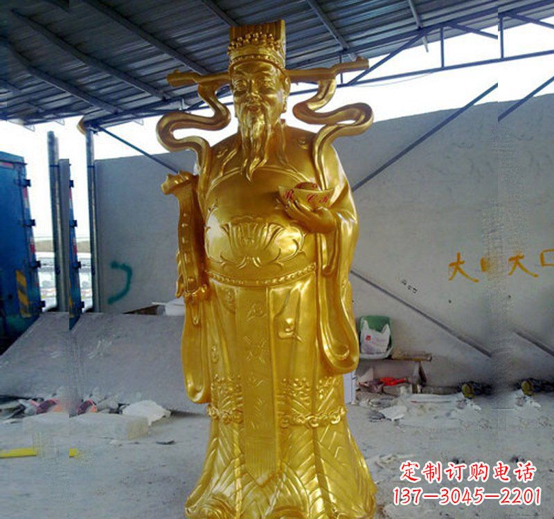 大同铜雕财神雕像