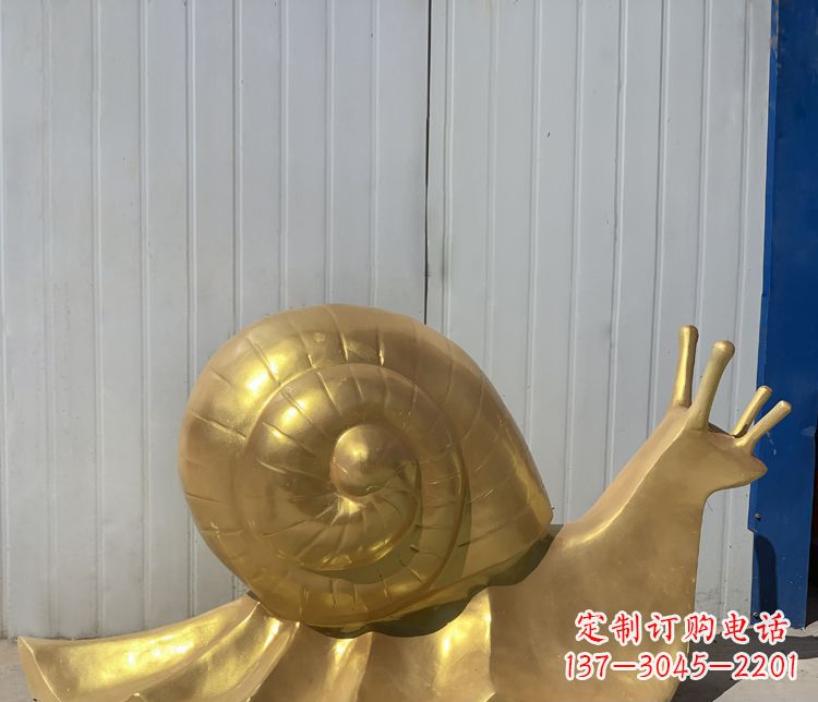 大同铜雕创意蜗牛雕塑