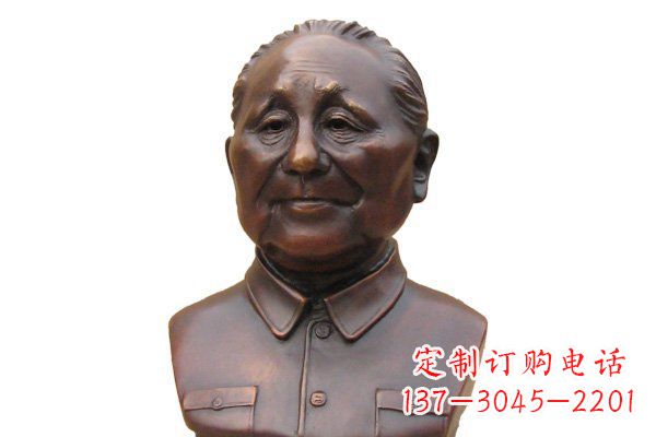 大同铜雕邓小平头像