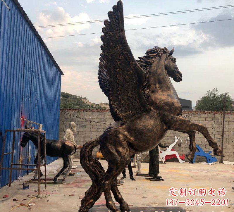 大同铜雕飞马雕塑