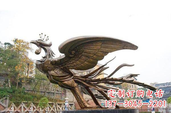 大同铜雕凤凰