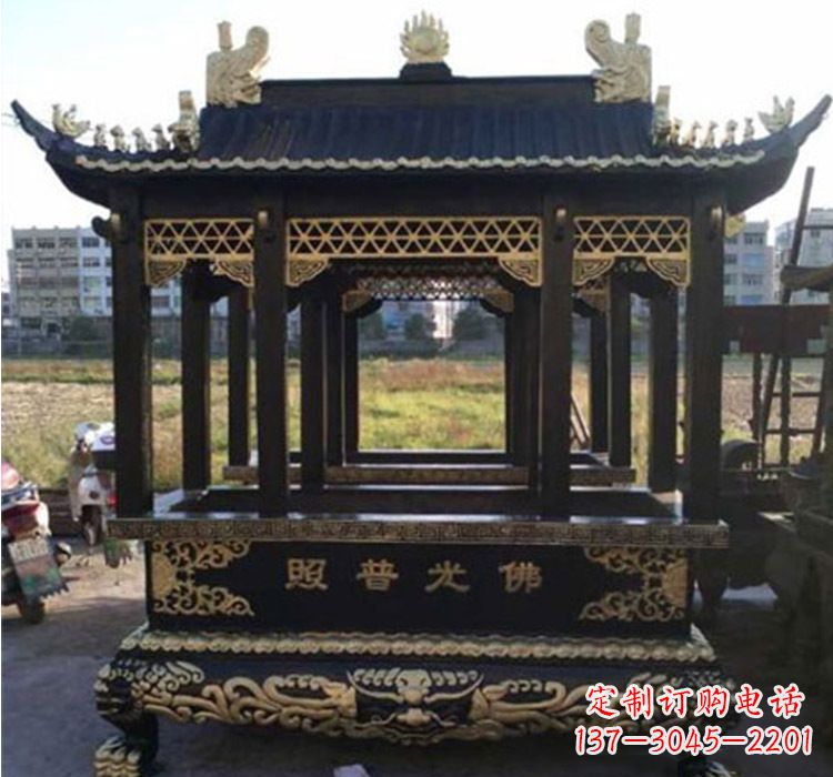 大同铜雕佛光普照香炉