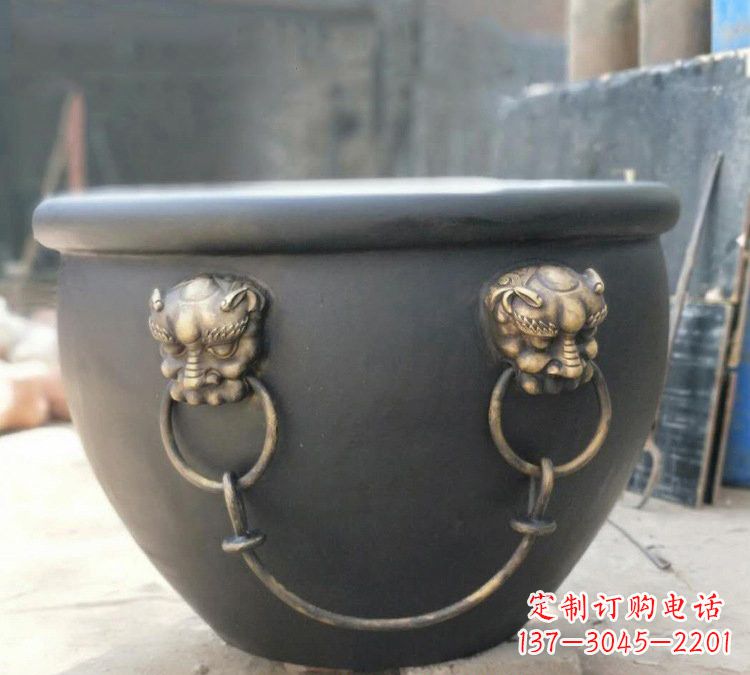 大同铜雕故宫水缸