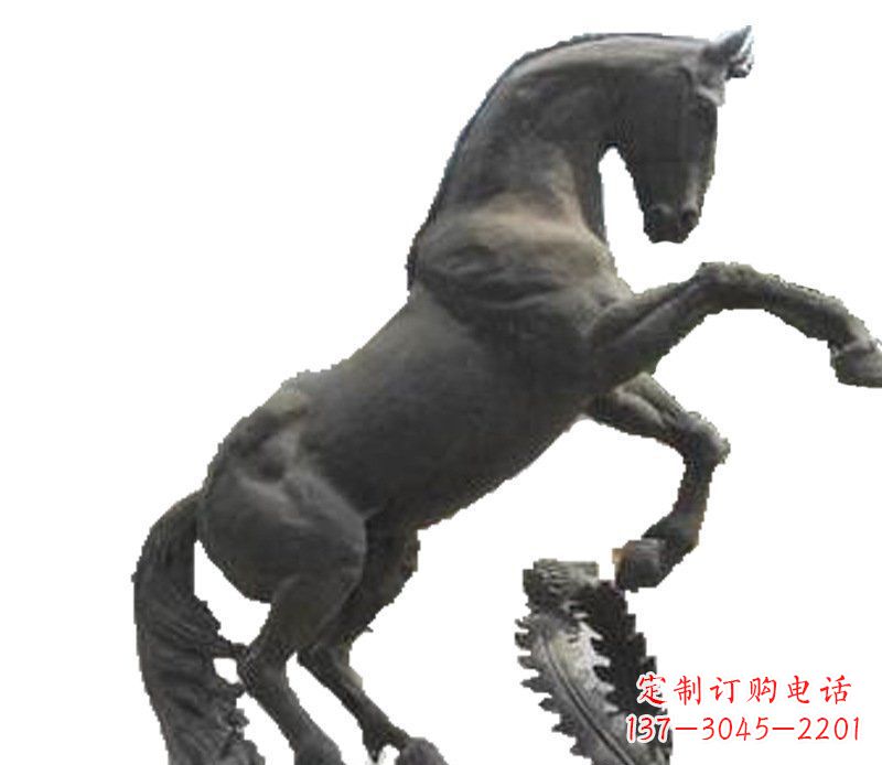 大同铜雕广场街道景观摆件动物马雕塑
