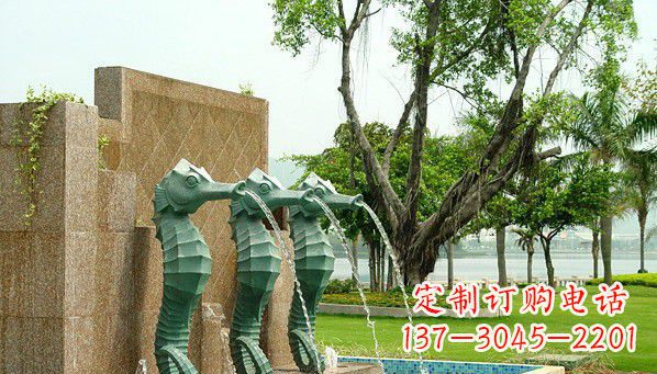 大同铜雕海马雕塑