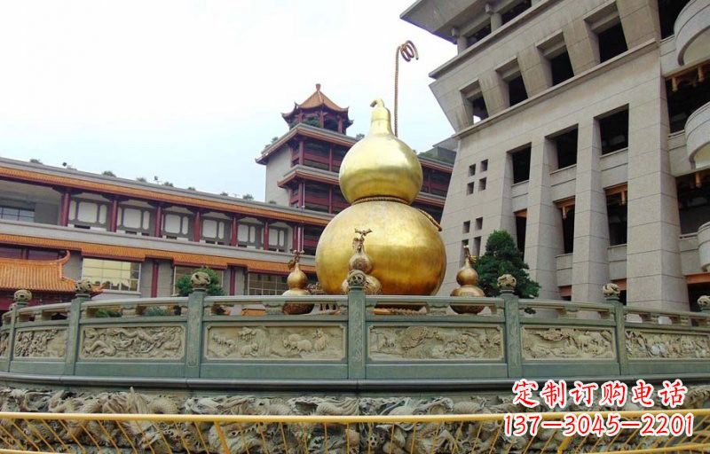 大同铜雕葫芦公园景观雕塑