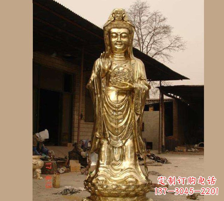 大同铜雕南海观音