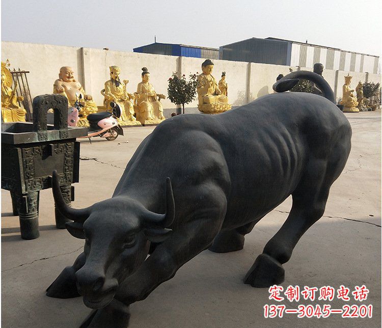 大同铜雕牛广场动物景观摆件 (6)