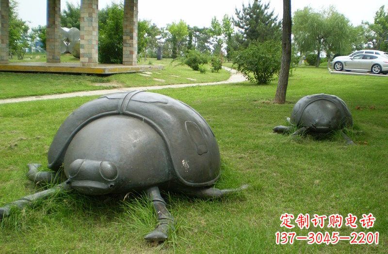 大同铜雕七星瓢虫公园动物雕塑