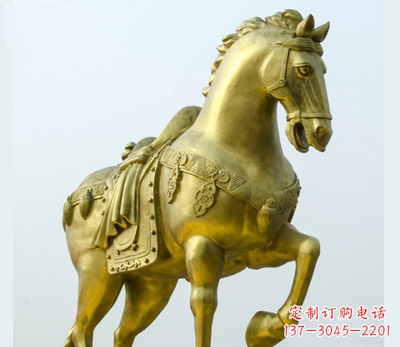 大同铜雕商场招财动物马雕塑