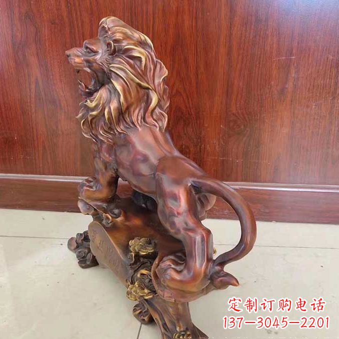 大同铜雕狮子动物雕塑摆件