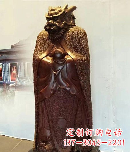 大同铜雕兽首人身十二生肖