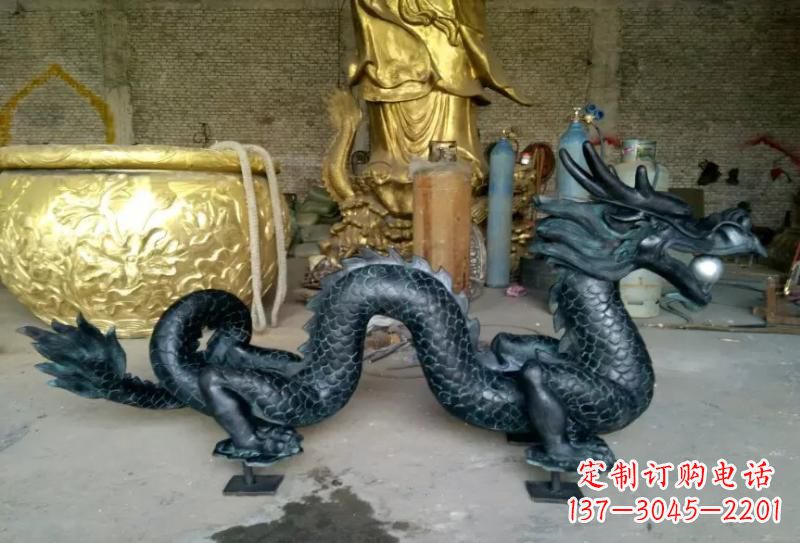 大同铜雕双龙戏珠222
