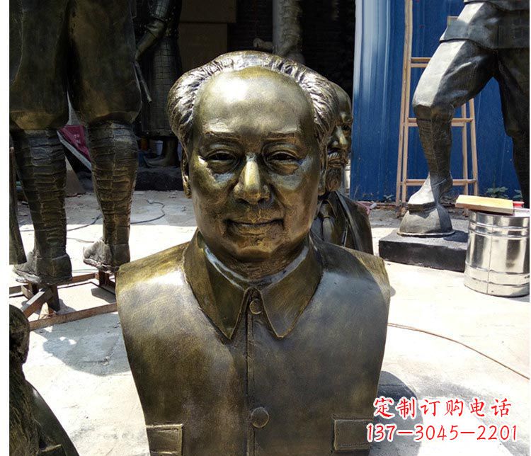 大同铜雕伟人毛主席胸像