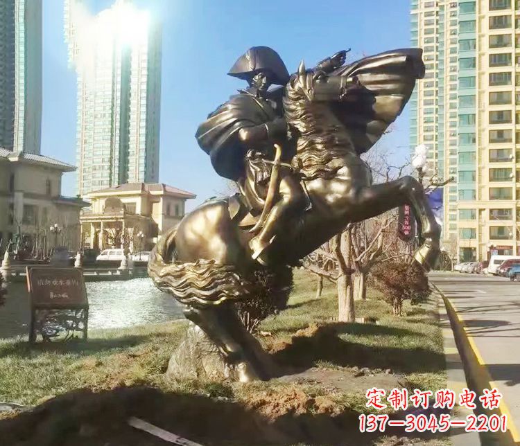 大同铜雕西方骑马雕塑人物