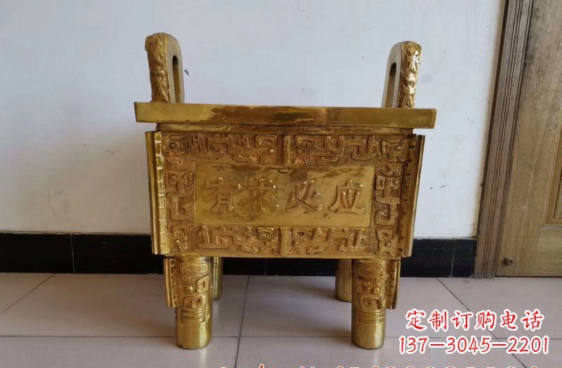 大同铜雕香炉雕塑