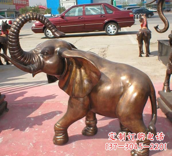 大同铜雕长鼻大象