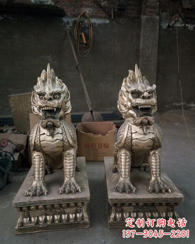 大同铜雕镇宅麒麟