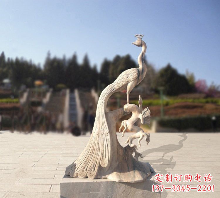 大同晚霞红孔雀石雕