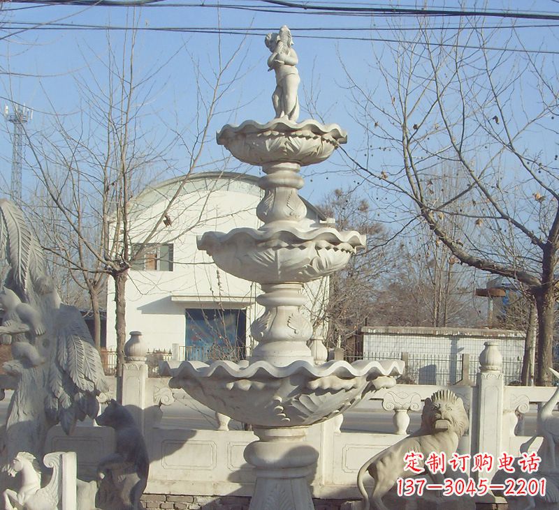 大同晚霞红石雕风水球图片