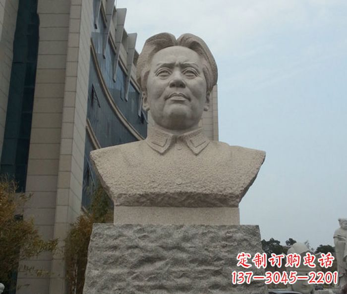 大同伟人毛泽东胸像石雕