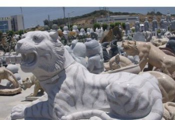 大同专业雕刻精美的老虎石雕