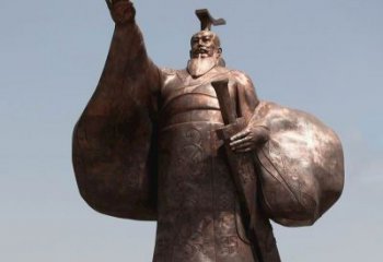 大同秦始皇铜雕精美塑像，让历史回溯至您身边