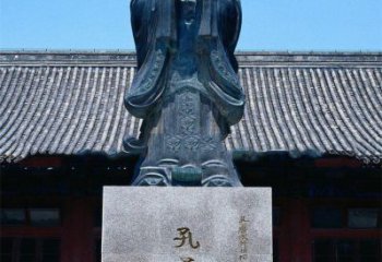 大同传承古代文化——青铜孔子雕塑