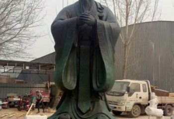 大同青铜孔子雕塑，传承中华优秀文化
