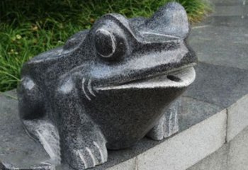 大同活力四射的青蛙喷水雕塑