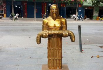 大同昆仑山神农雕塑像，传承古老艺术