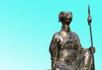 大同精美十二生肖坐式铜雕