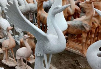 大同丹顶鹤雕塑，令您汲取自然之美