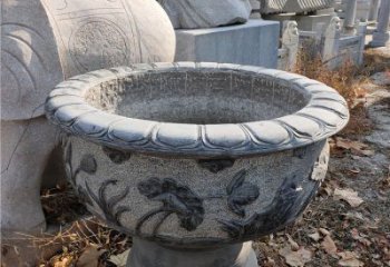 大同花盆雕塑，独特灵动，立体造型精美