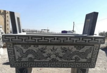 大同寺庙墓地祭祀四足方鼎，青石仿古石雕香炉