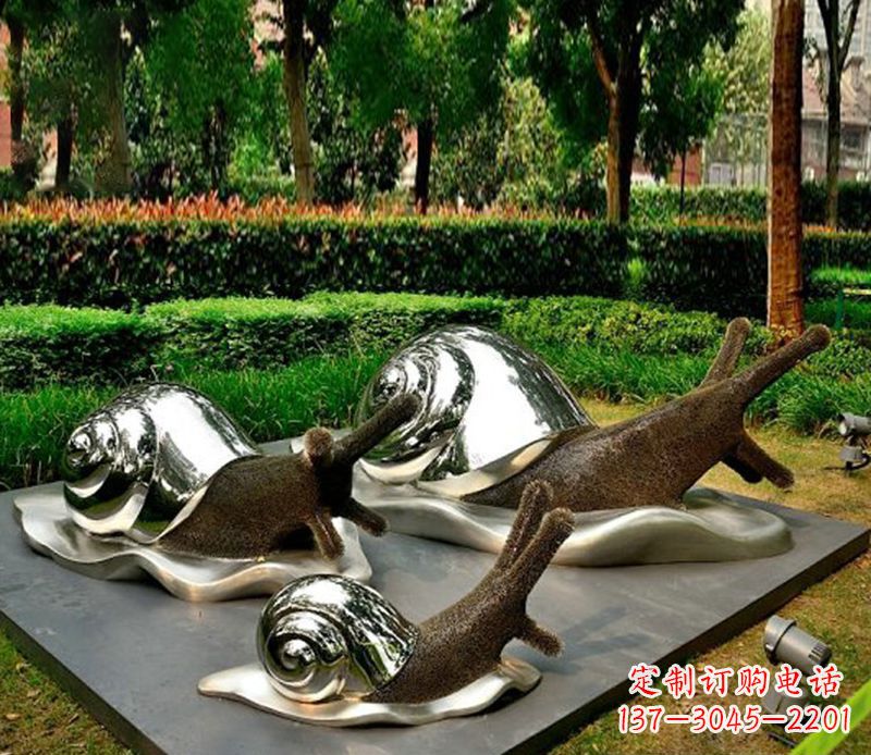 大同蜗牛雕塑不锈钢