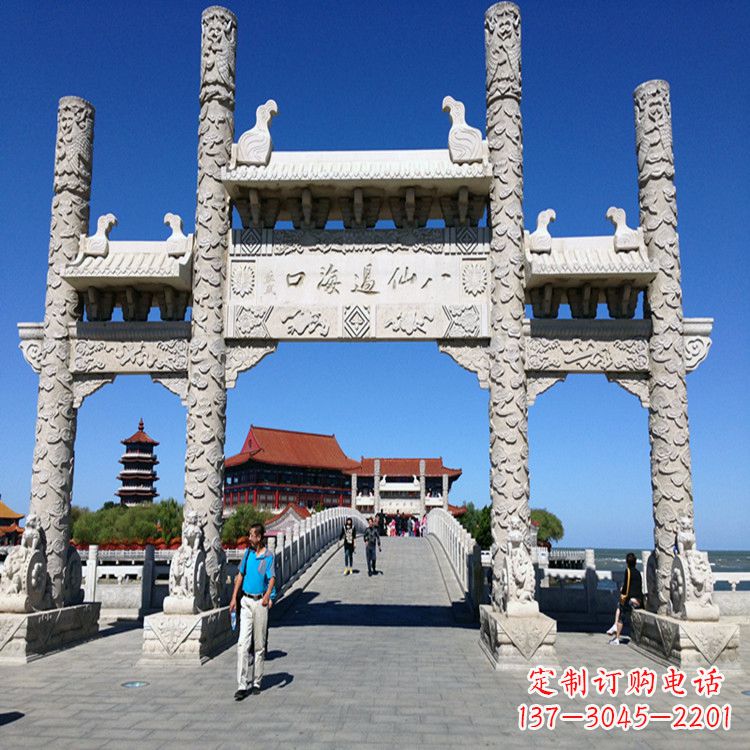 大同无楼三门石牌坊