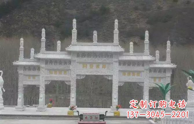 大同五门牌坊石雕 (2)