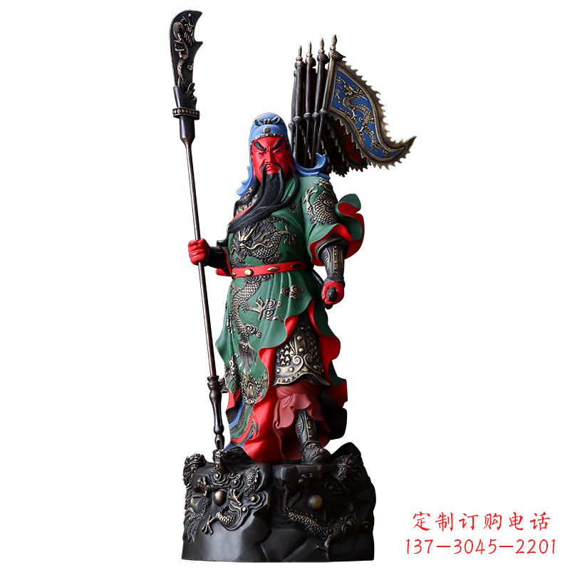 大同武财神关二爷雕塑