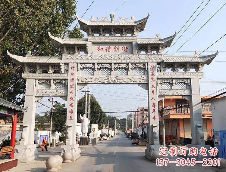 大同西北石雕牌坊