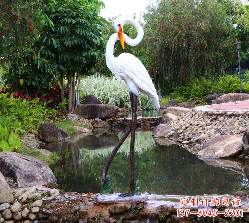 大同仙鹤雕塑摆件