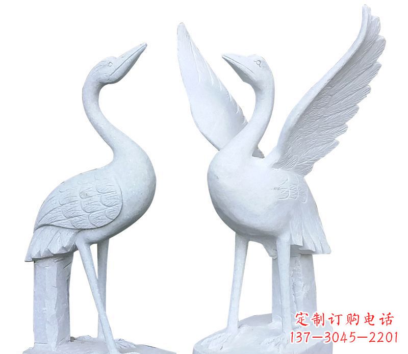 大同仙鹤公园动物石雕