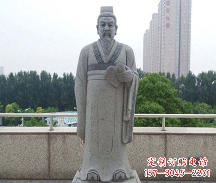 大同先秦法家代表人物商鞅石雕