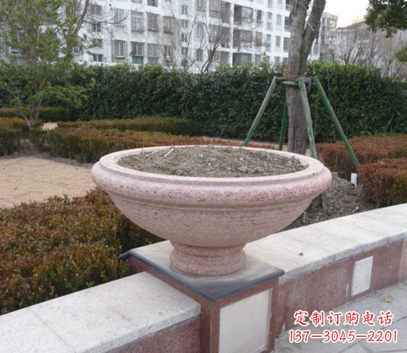 大同小区花盆石雕