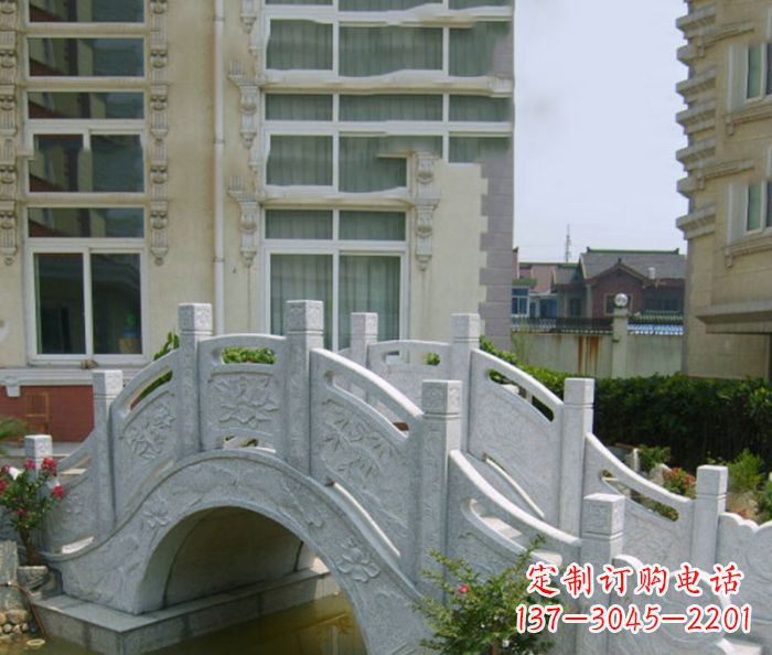 大同小区景观大理石拱桥 (2)