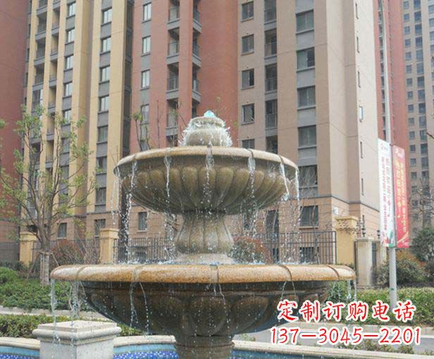 大同小区景观大理石喷泉石雕