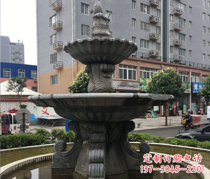 大同小区景观仿古喷泉石雕
