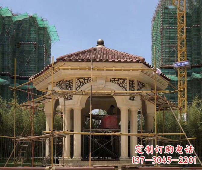 大同小区景观欧式凉亭石雕