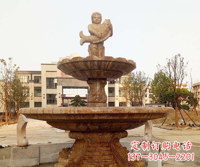 大同小区景观欧式喷泉石雕