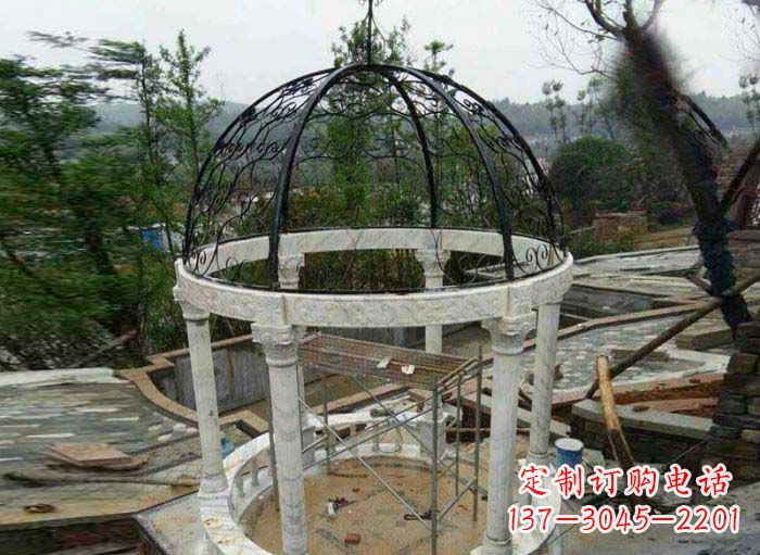 大同小区欧式圆顶凉亭石雕